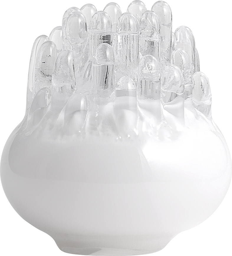 Theelichthouder Polar 20 cm wit