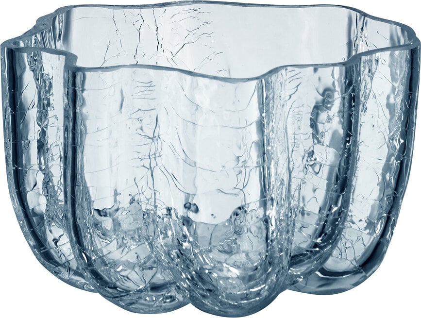 Vase Crackle 5,8 cm, blau
