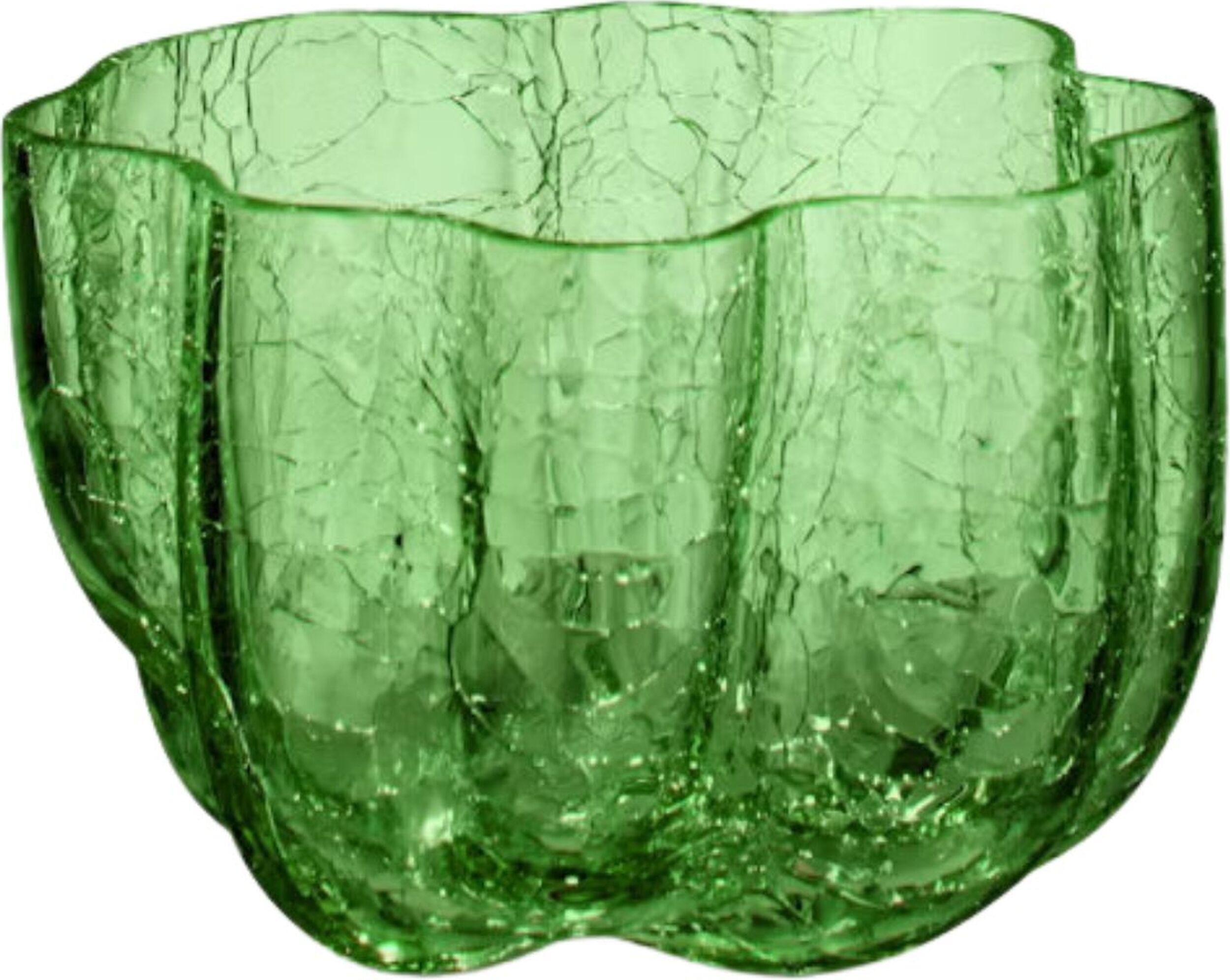 Vase Crackle 5,8 cm, grün