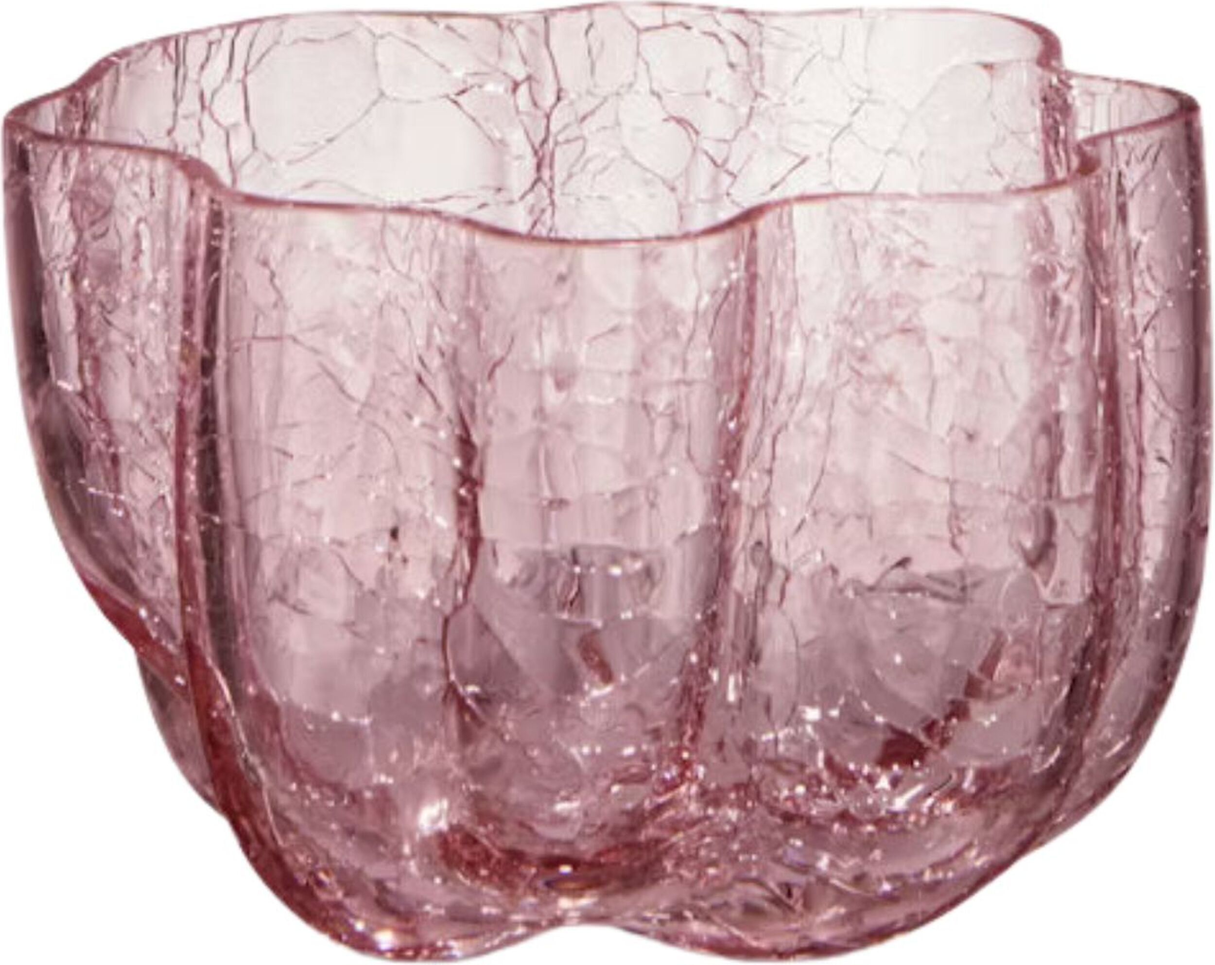 Vase Crackle 5,8 cm, rosa
