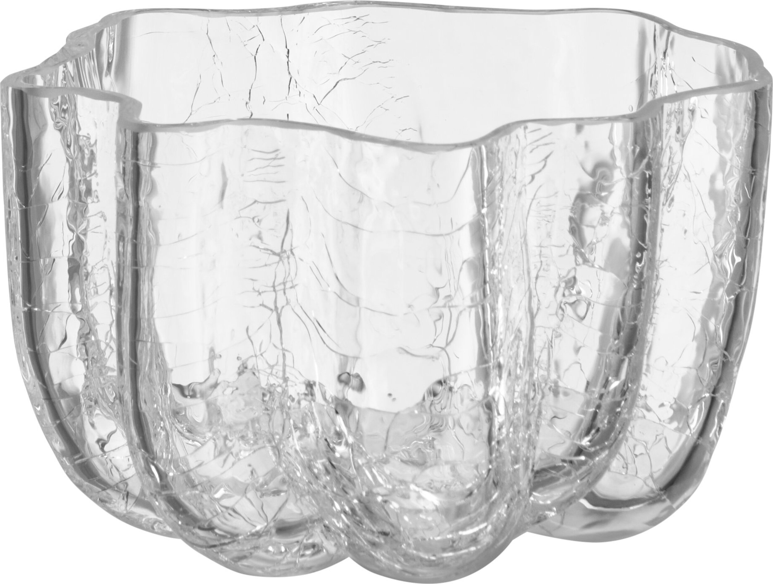 Vase Crackle 5,8 cm, transparent