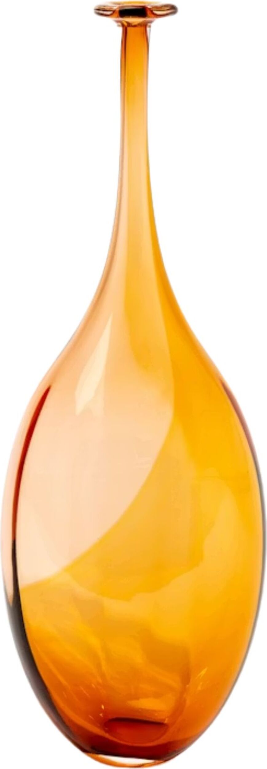 Vase Fidji 45 cm, orange