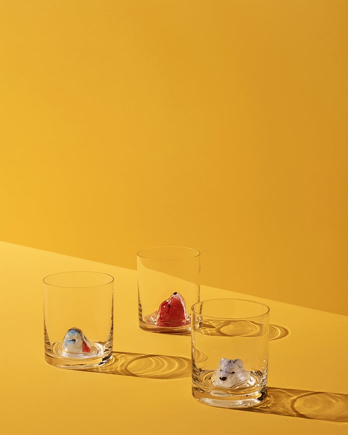 Vaso New Friends 460 ml, con diseño de pájaro