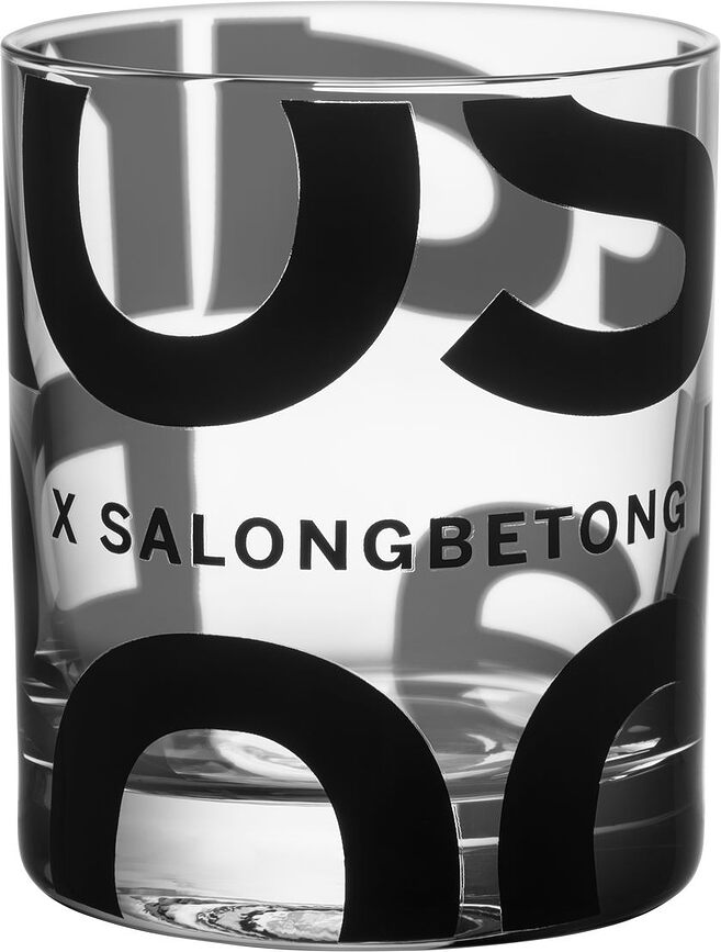 Vasos Double Old Fashioned Salong Betong, 350 ml, 2 unidades