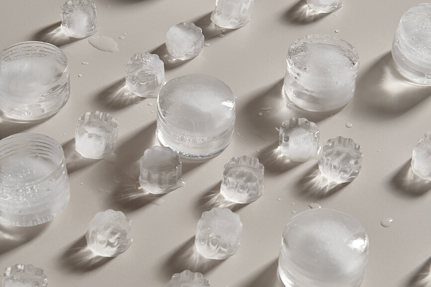 Viva Ice isform 16,2 x 16,2 cm, lilla