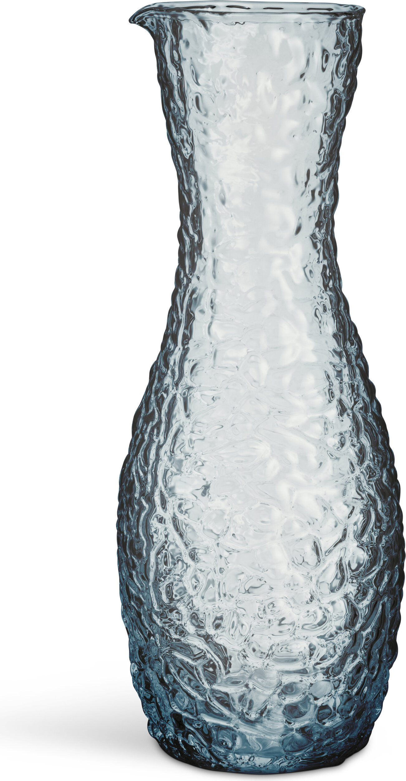 Wasserkaraffe Moss 1,42 l, transparent blau