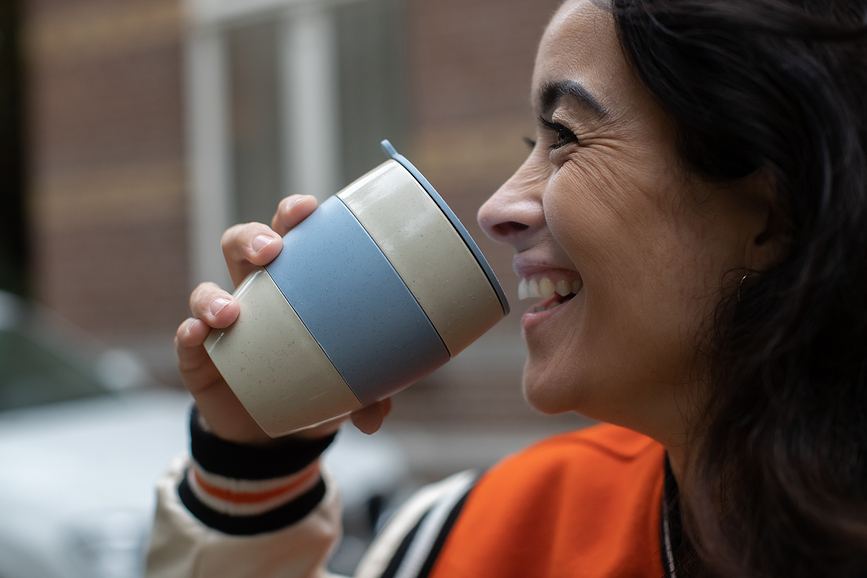 Aroma To Go 2.0 Organic Nature Termo Šalica 400 ml svijetloplava