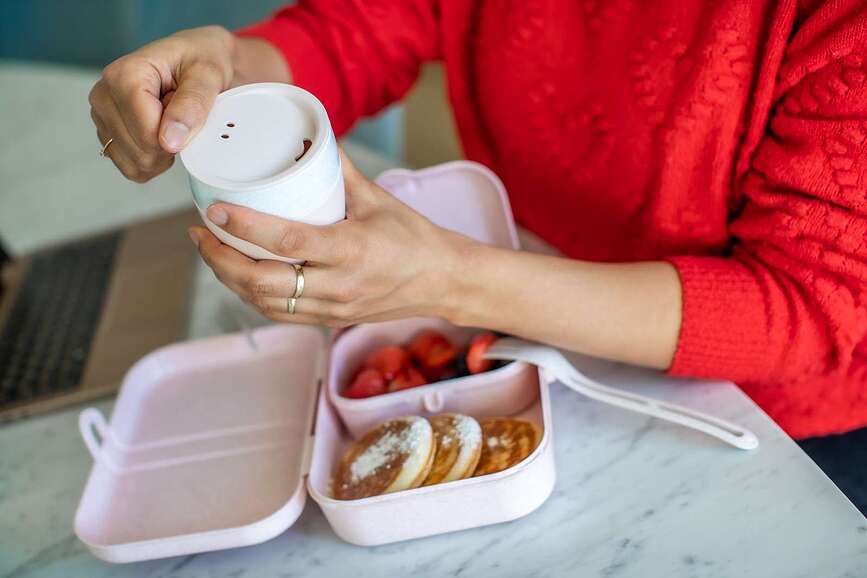 Aroma To Go 2.0 Organic Termo Skodelica, roza