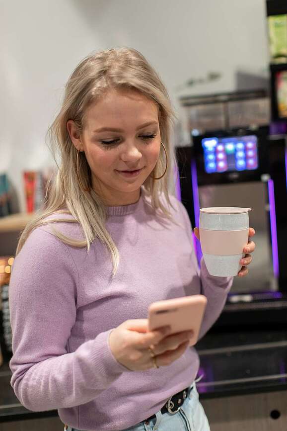 Aroma To Go 2.0 Termo Šalica organska ružičasta