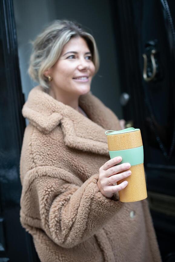 Aroma To Go Organic Nature Θερμός Κούπα XL, αμμώδης