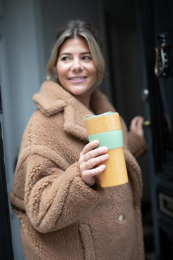 Aroma To Go Organic Nature Θερμός Κούπα XL, αμμώδης