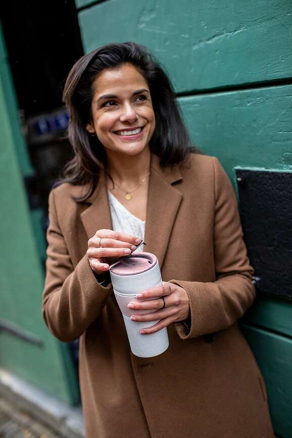 Aroma To Go Organic XL Κούπα Θερμική, ροζ