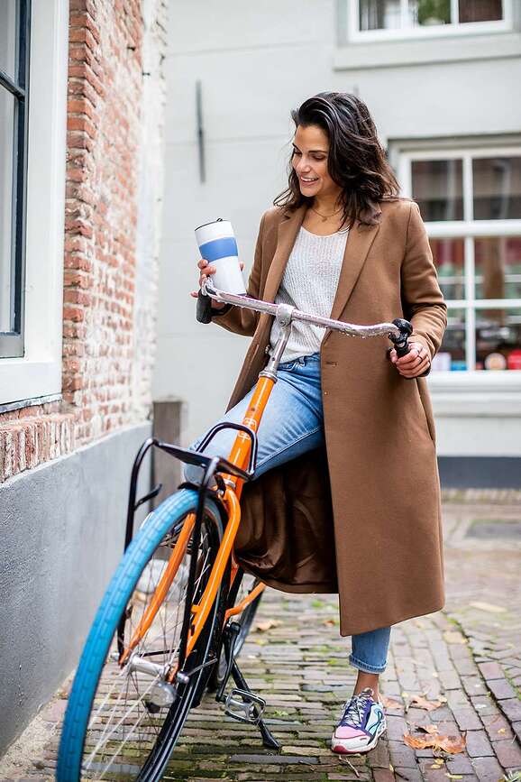 Aroma To Go Organic XL Termo Šalica ružičasta