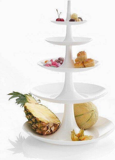 Babell Εταζέρα μεγάλη, λευκή παστέλ