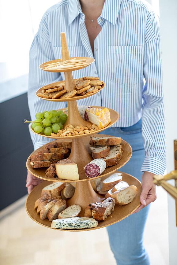 Babell Organic Nature Big Εταζέρα, γκρι