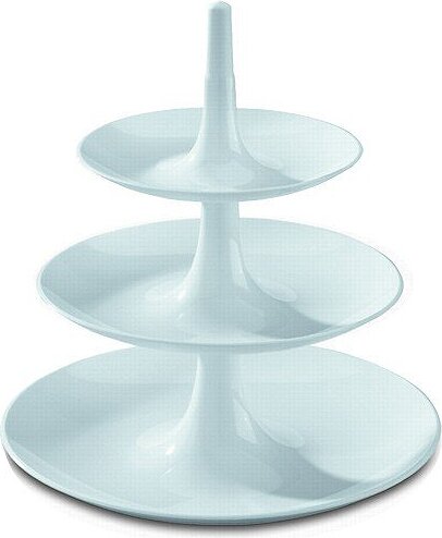 Babell Présentoir à étages, blanc