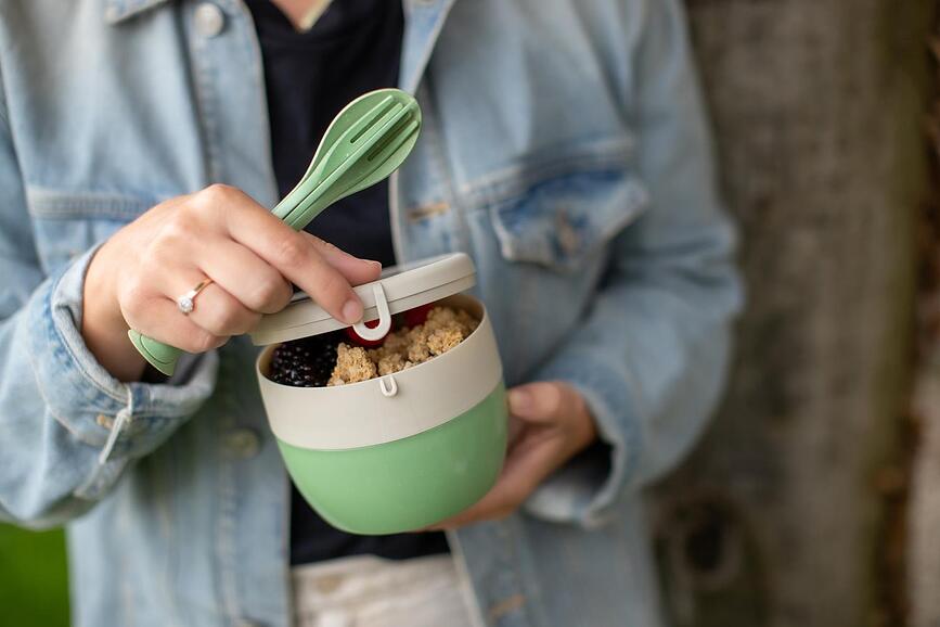 Bentobox Organic Nature Δοχείο Φαγητού, M, πράσινο