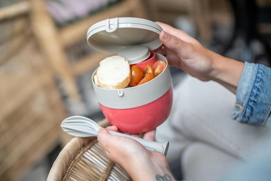 Bentobox Organic Nature Škatla za malico, M, zelena