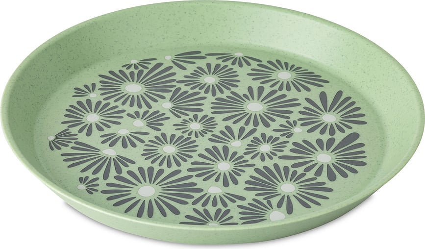 Blomster Plate Daisy 20.5 cm, green