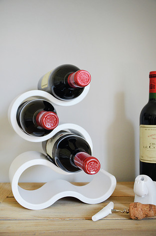 Boa Organic Nature Stojak na butelki biały