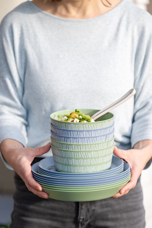 Boîte à lunch Blomster Box Dot 250 ml, bleue