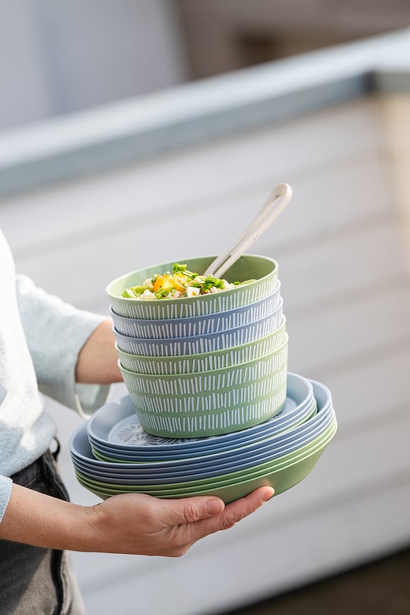 Boîte à lunch Blomster Box Dot 250 ml, bleue