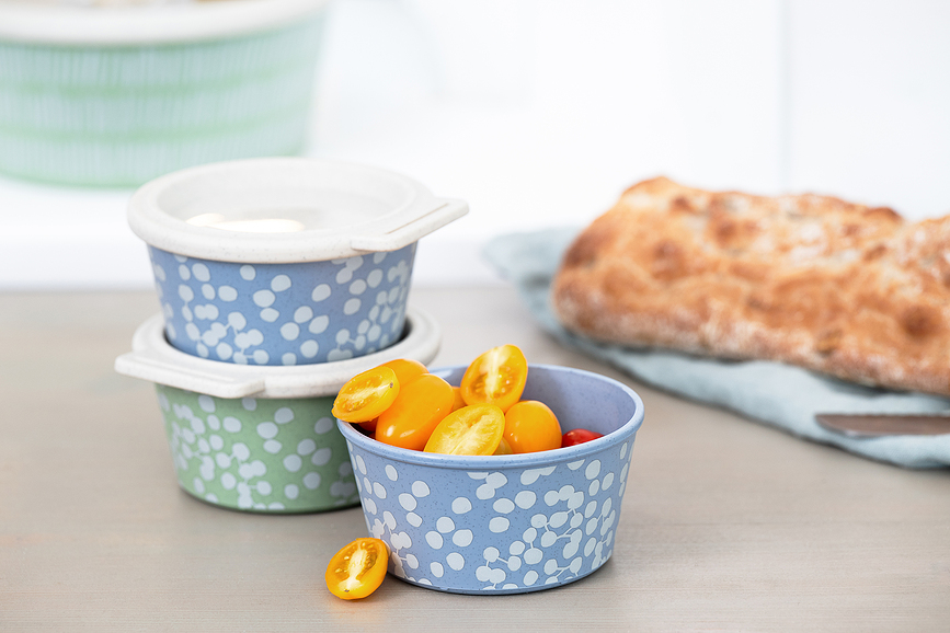 Bol Blomster Bowl 0,9 l, bleu