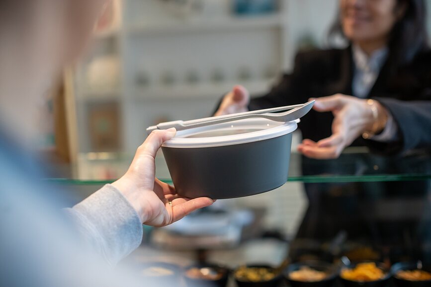 Cuenco con tapa Move Organic Nature, 250 ml