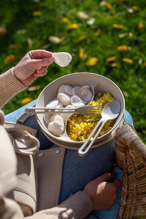 Bol con tapa Connect Separee Organic Nature, celeste