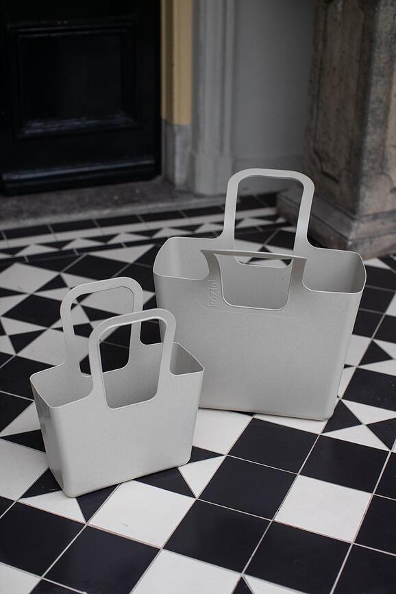 Bolsa orgánica Tasche, talla XL, color arena