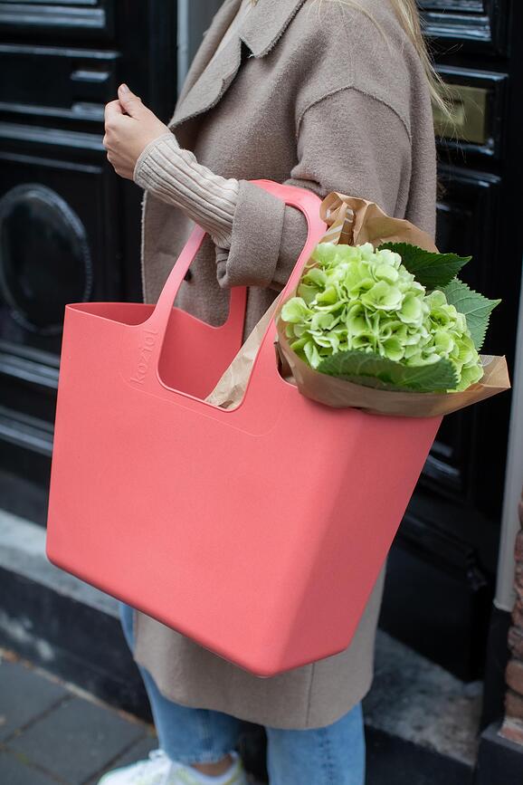 Bolsa orgánica Tasche, talla XL, color arena