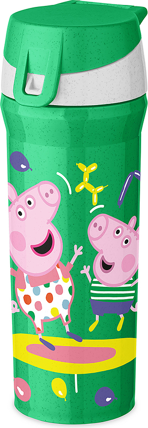 Botella de Agua Stan, Peppa Pig, 500 ml, verde
