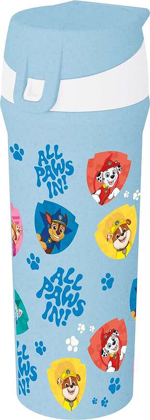 Bottiglia per l'acqua Stan Organic Paw Patrol 500 ml azzurra