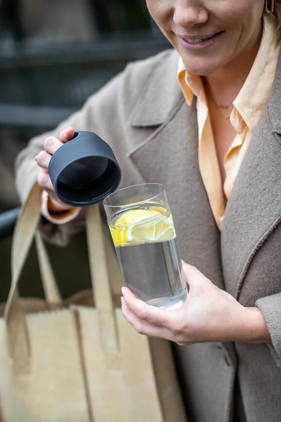 Bouteille d'eau Buddy Organic Nature 500 ml, grise