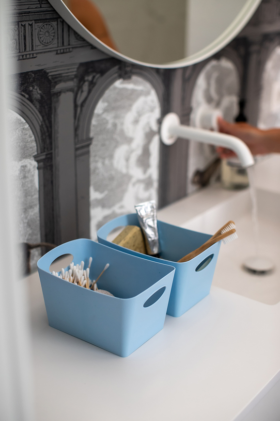 Boxxx Boîte de Rangement recyclée, taille S, blanche