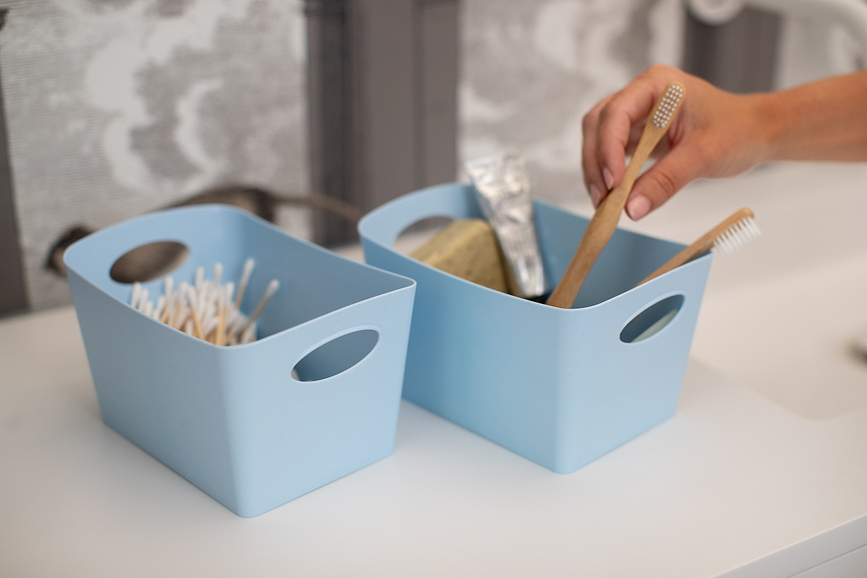 Boxxx Boîte de Rangement recyclée, taille S, blanche