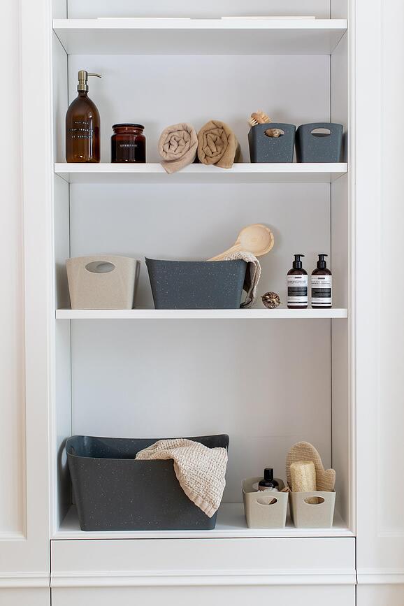 Boxxx Boîte de Rangement recyclée, taille S, blanche