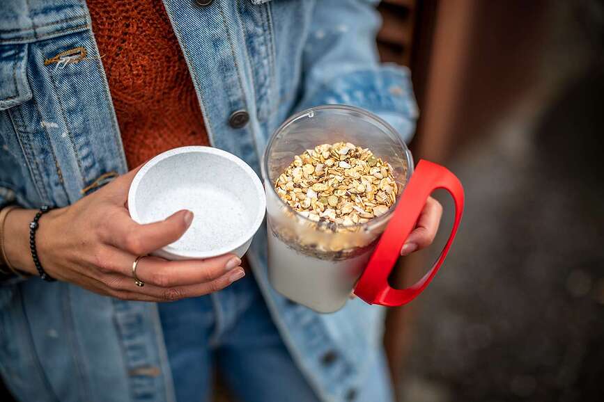 Buddy Organic Boîte Repas 700 ml, grise