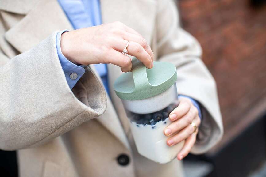 Buddy Organic Boîte Repas 700 ml, grise