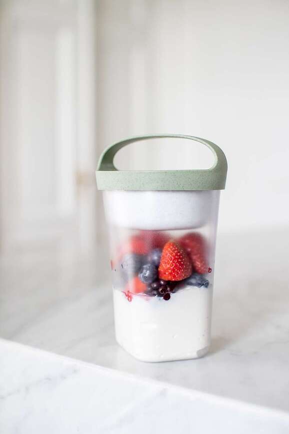 Buddy Organic Posuda za ručak 700 ml ružičasta