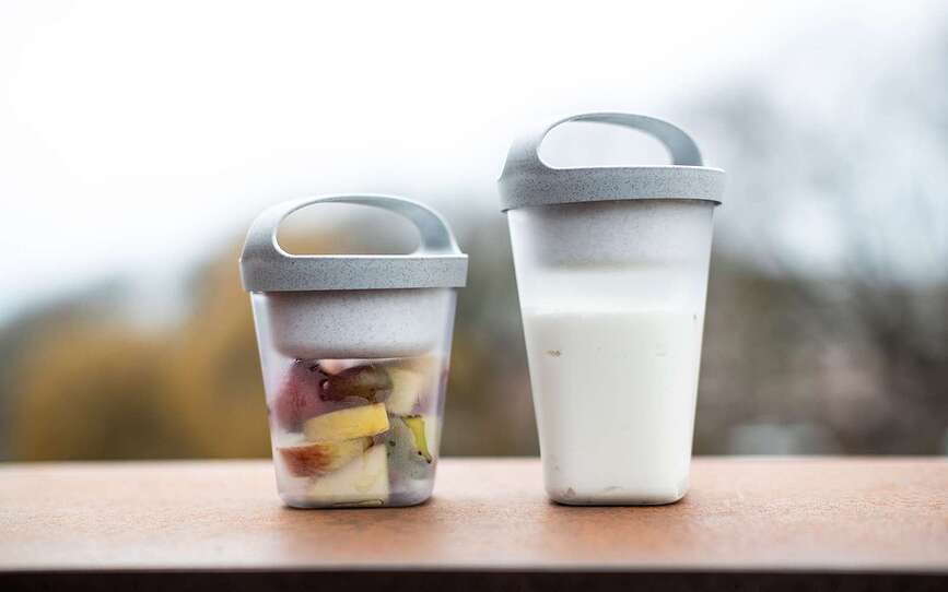 Buddy Organic Posoda za malico, 700 ml, roza