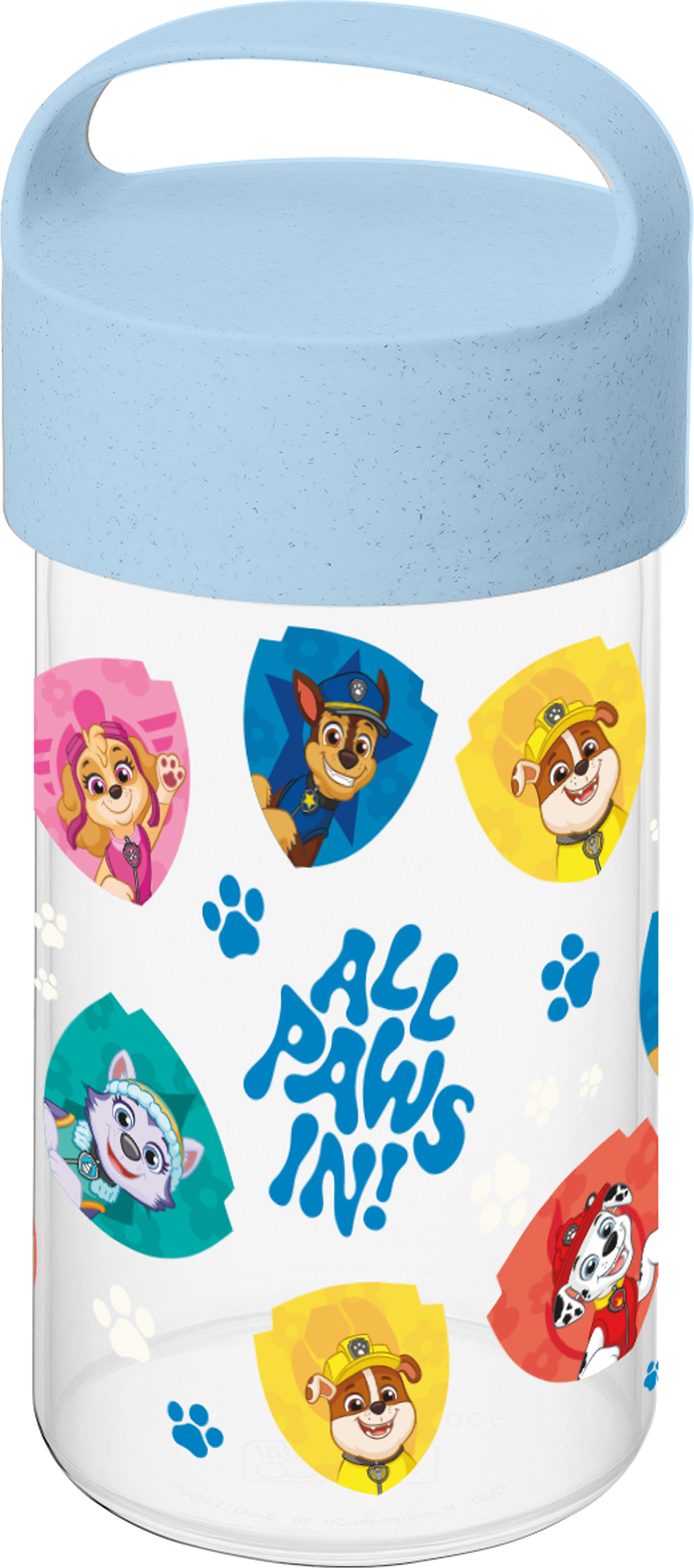Buddy Organic Wasserflasche 500 ml PAW Patrol himmelblau