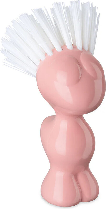 Cepillo para verduras Tweetie rosa empolvado