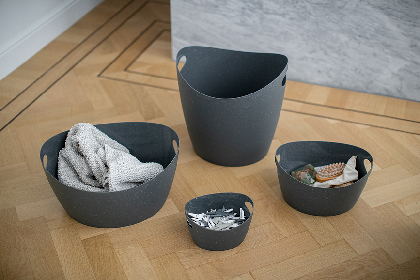 Contenedor reciclado Bottichelli, tamaño S, beige