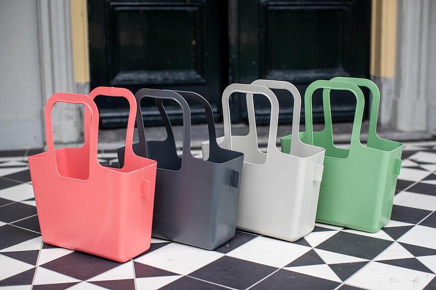 Bolsa Taschelino Organic Nature, celeste