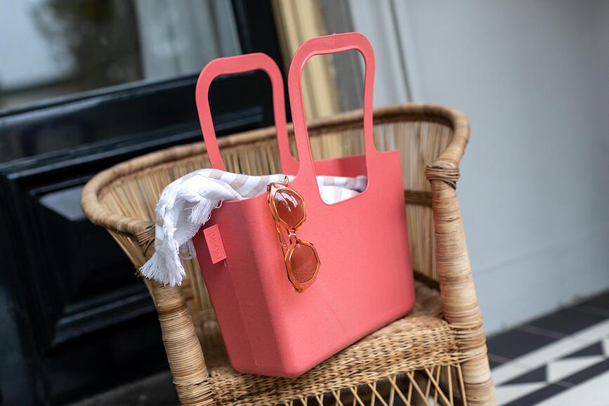 Bolsa Taschelino Organic Nature, celeste