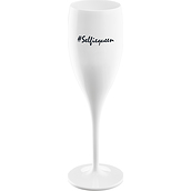 Cheers Champagne cup with inscription selfie queen