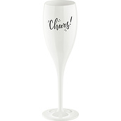 Cheers Champagnerglas mit Schriftzug Cheers