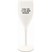 Cheers Love You to the Moon Kieliszek do szampana