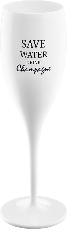 Cheers Ποτήρι Σαμπάνιας, με επιγραφή "Save Water Drink Champagne"